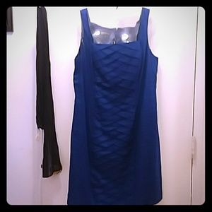 Jones New York sleeveless blue dress